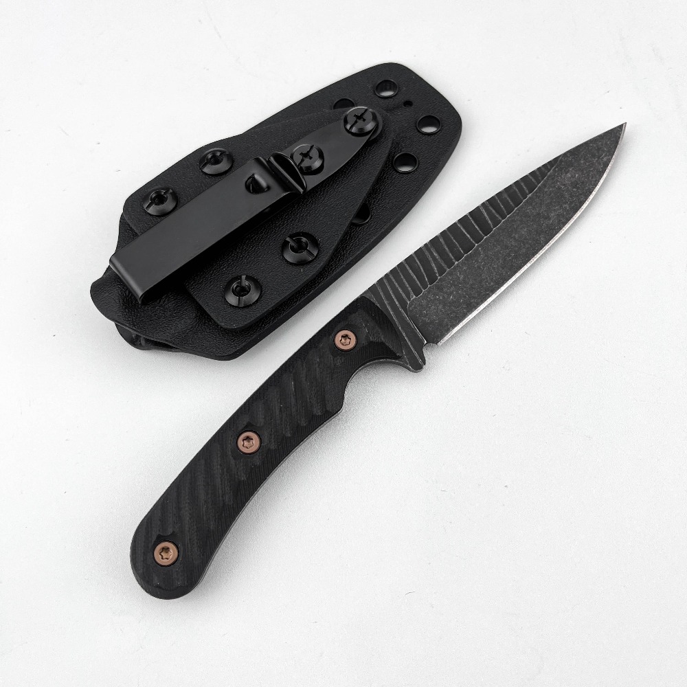 Edc Carry Fixed Blade Knife - Full Tang Bushcraft Knife D2 Blade