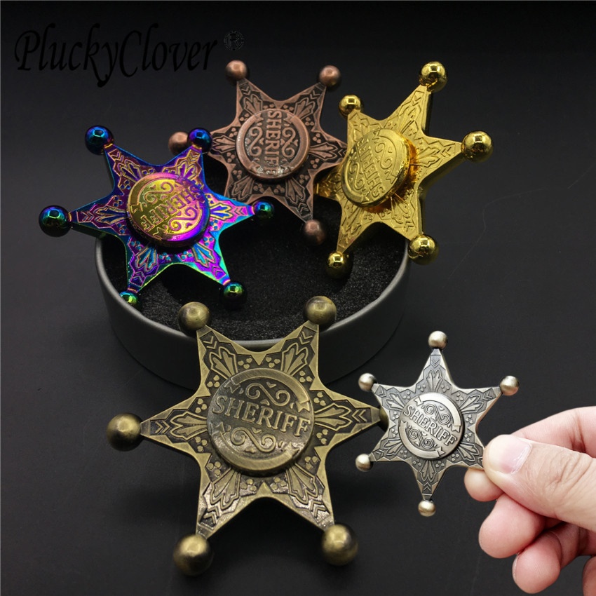 Fidget Spinner Bearing - Hexagonal Star Metal Fingertip Gyroscope Fidget