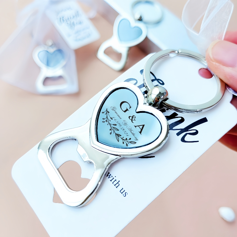Bottle Opener Keyring - Personalized Engraved Stainless Steel Beer Bottle
