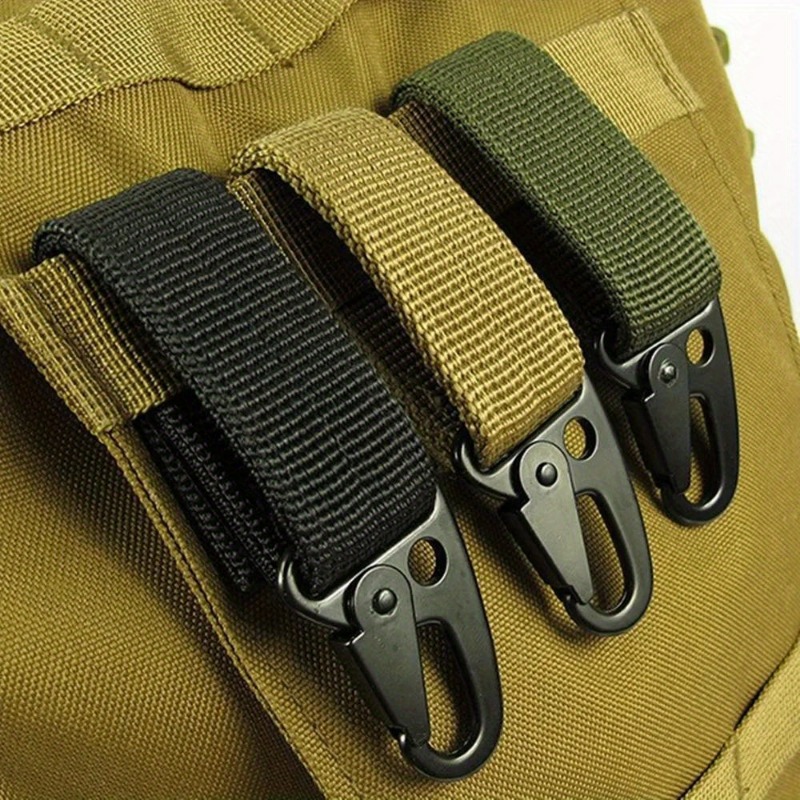 Edc Carry Belt - 3Pcs Tactical Carabiner Outdoor EDC Keychain