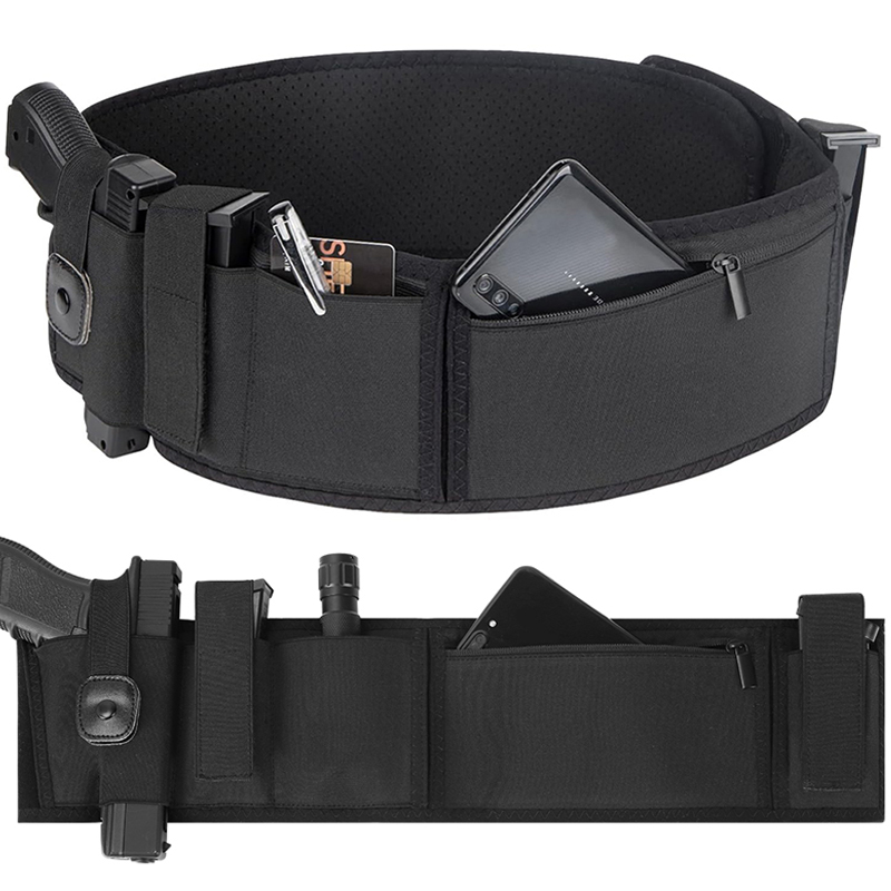 Edc Carry Handgun - Belly Band Gun Holster Concealed Carry