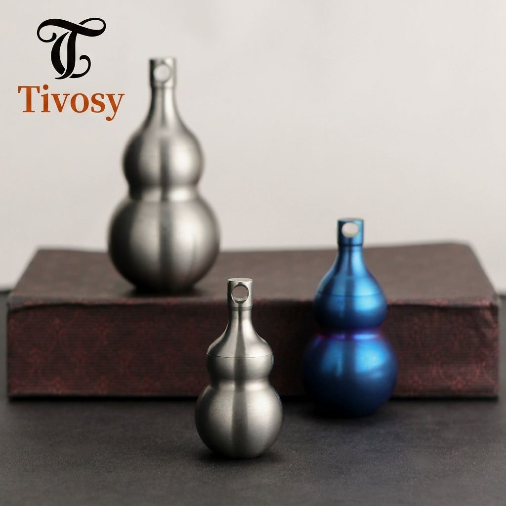 Tivosy Pure Titanium Lucky Gou - Pill Fob Capsule review and price