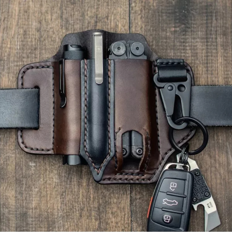EDC Tactical Leather Pouch Ret - Leather Edc. Carry Pouch review and price