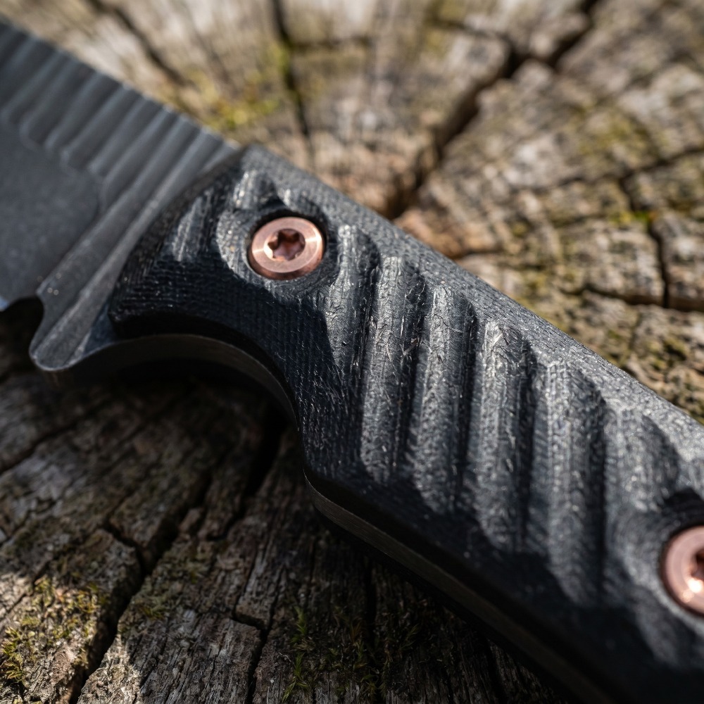 Full Tang Bushcraft Knife D2 B - Edc Carry Fixed Blade Knife review and price