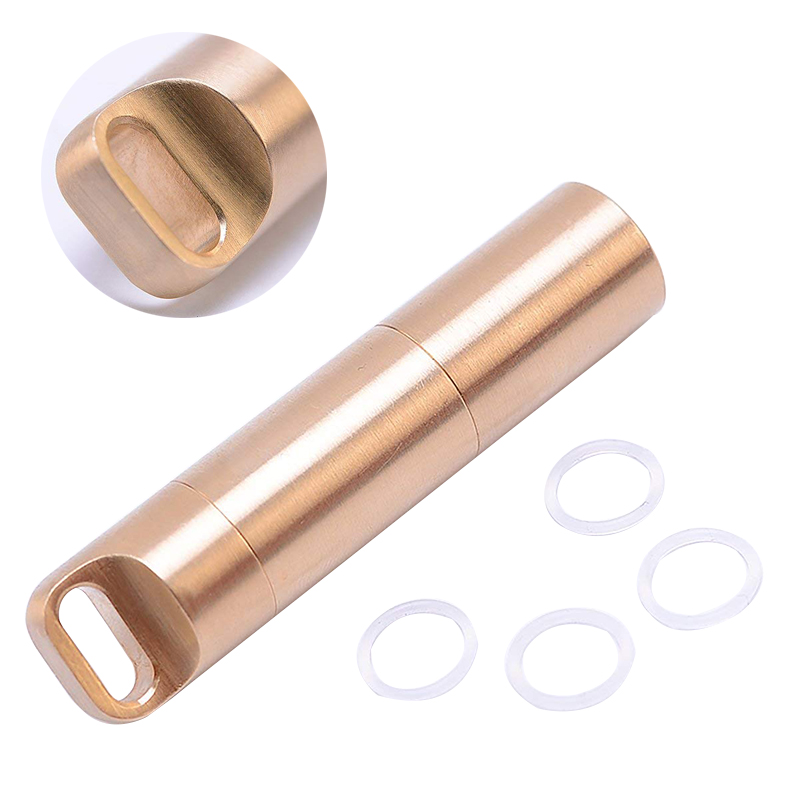 Waterproof Brass Airtight Wate - Pill Fob Capsule review and price