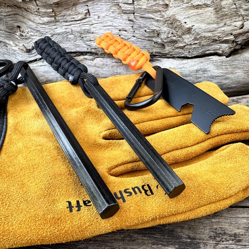 Hand Woven Rope Hexagonal Flin - Ferro Rod Striker review and price