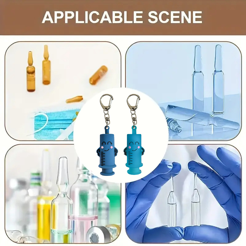 [New] Syringe-Shaped Ampoule B - Bottle Opener Keyring review and price