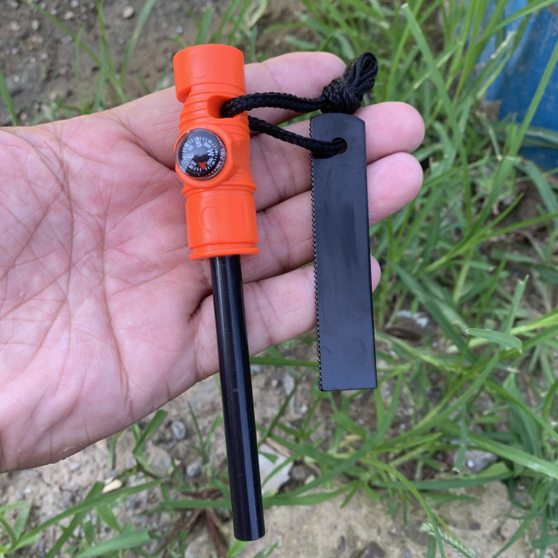 Survivor Long Style Three-in-O - Ferro Rod Striker review and price