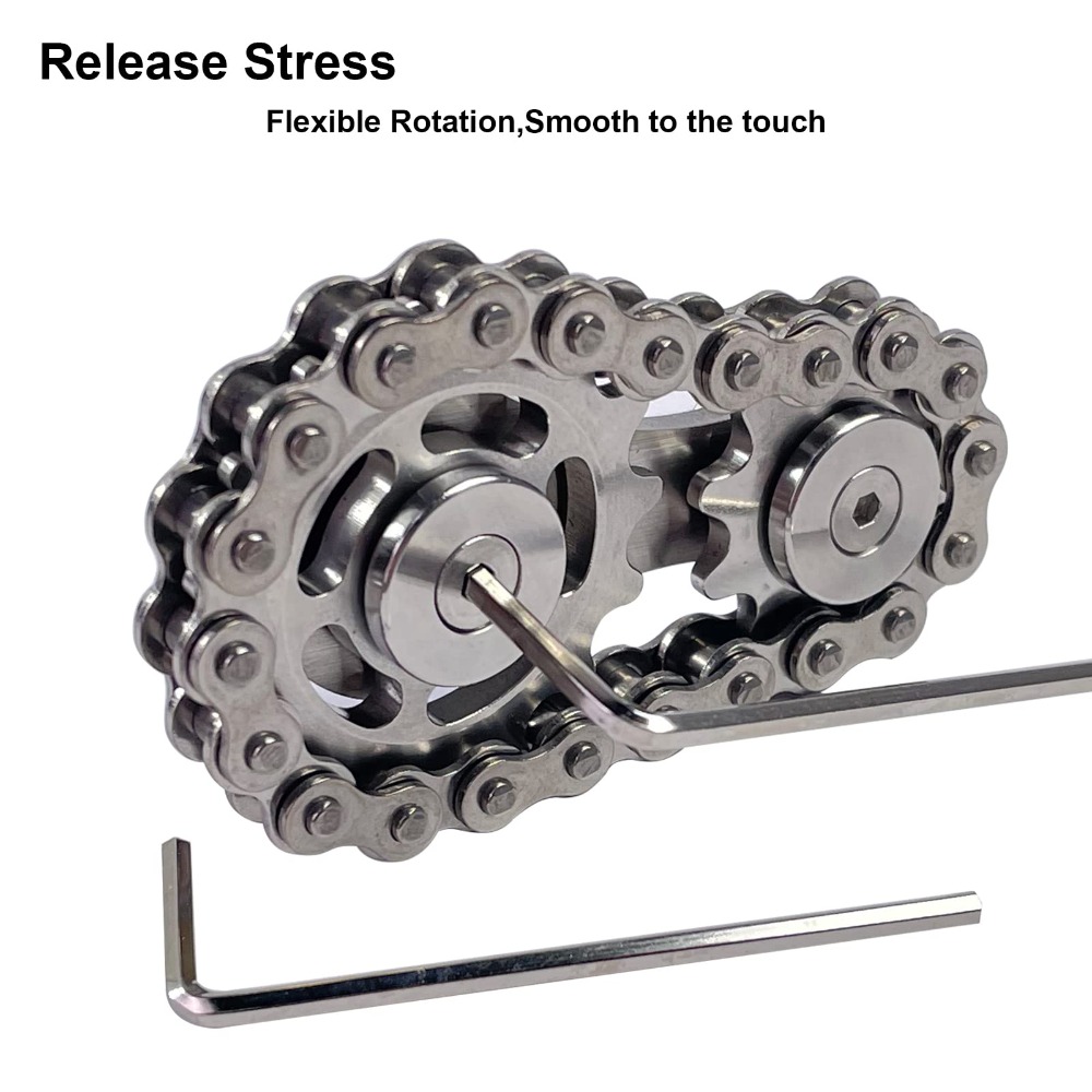 Metal Hand Spinner Chain Gear  - Fidget Spinner Bearing review and price