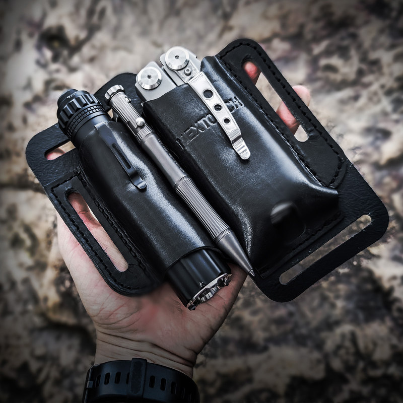 1PC. Leather EDC Pouch for Fla - Leather Edc. Carry Pouch review and price