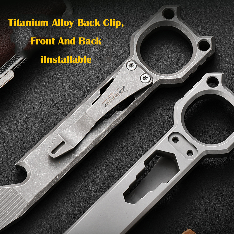 EDC Multifunctional Tool Titan - Titanium Pry Bar review and price