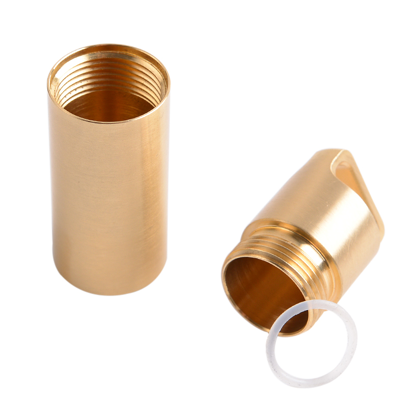 Brass Airtight Watertight Stor - Pill Fob Capsule review and price