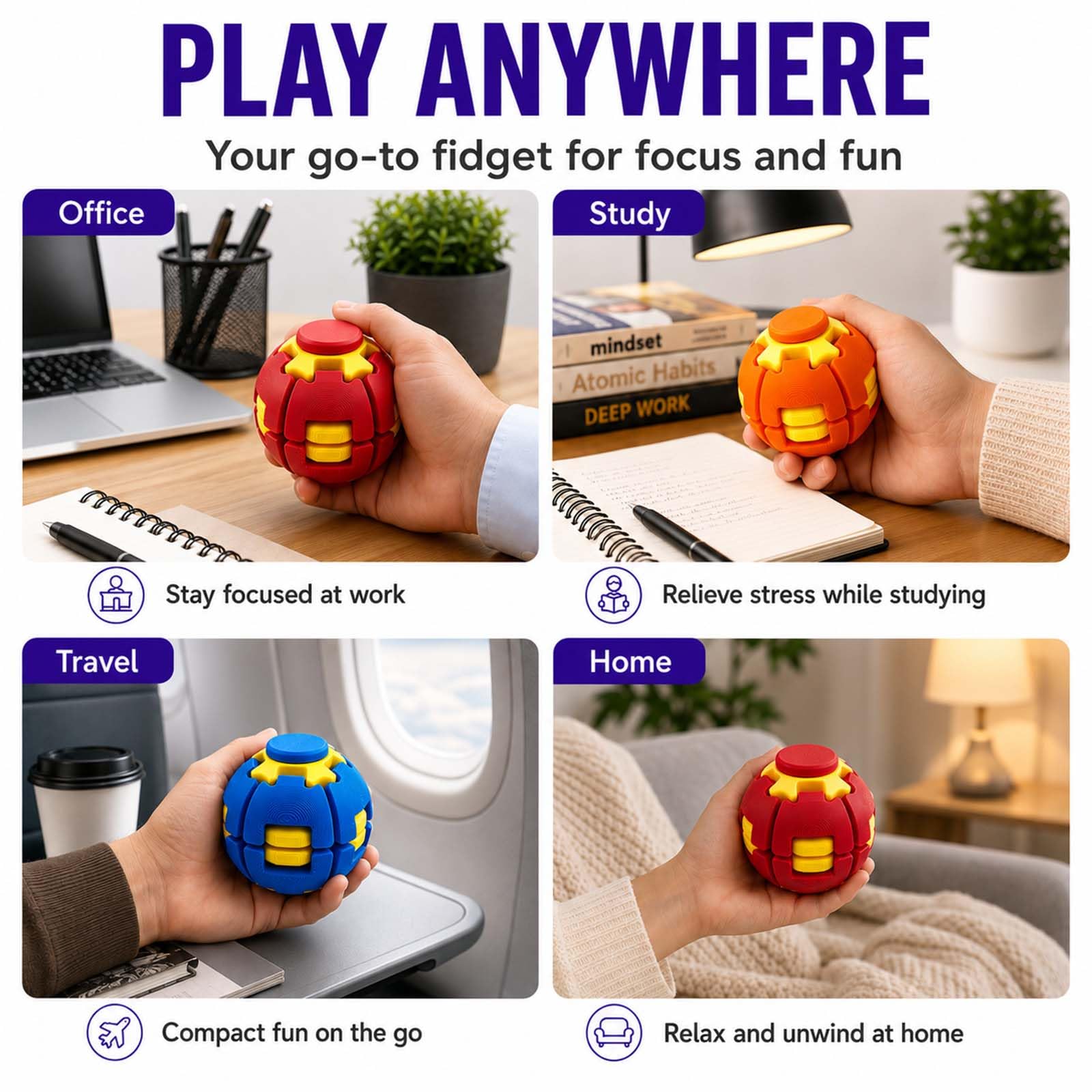 Fidget Spinner Magic Ball Cube - Fidget Spinner Bearing review and price