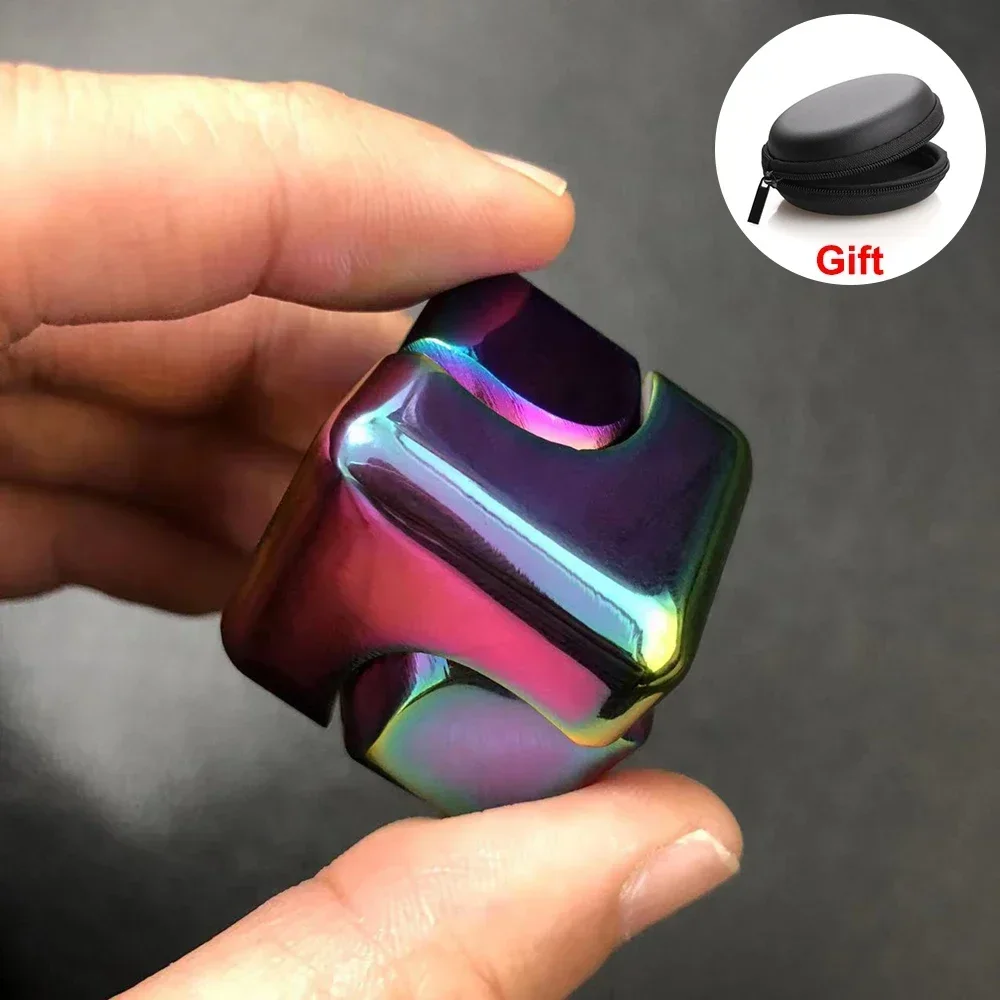 Metal Cube Rotating Fingertip  - Fidget Spinner Bearing review and price