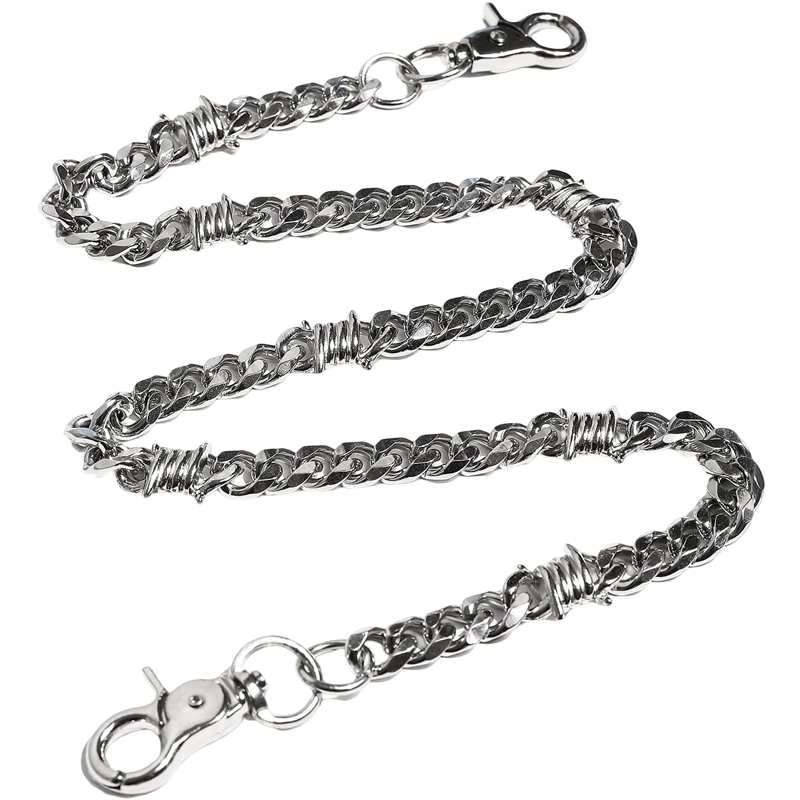 Biker Wallet Chain for Men Boy - Wallet Slim Titanium review and price