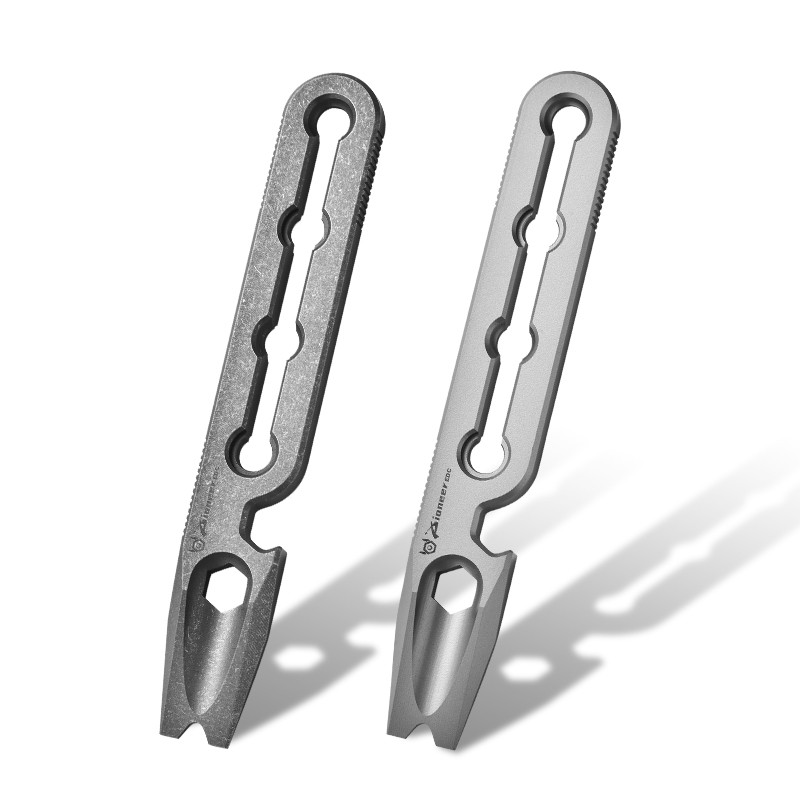 Titanium Alloy Crowbar Keychai - Titanium Pry Bar review and price