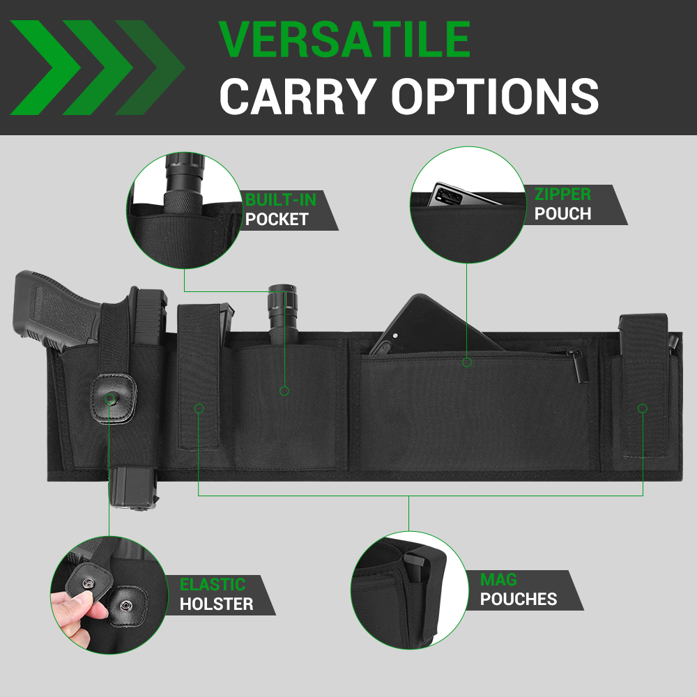 Belly Band Gun Holster Conceal - Edc Carry Handgun review and price