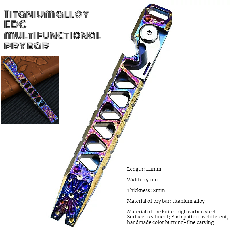 CNC Titanium Alloy Multifuncti - Titanium Pry Bar review and price